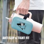 Henkilökohtainen Floral Initial Vedenpitävä vesipullo pussi säädettävällä solki Tumble tarvikkeet Stanley syntymäpäivä urheilu lahja naisille