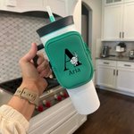 Henkilökohtainen Floral Initial Vedenpitävä vesipullo pussi säädettävällä solki Tumble tarvikkeet Stanley syntymäpäivä urheilu lahja naisille