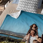 Manta suave personalizada con collage de 1-9 fotos ideal para decoración del hogar regalo de inauguración o aniversario para familia o amigos