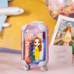 Henkilökohtainen sarjakuvahahmo Design Mini Trolley matkatavaroiden säilytys tapauksessa nimi Travel Essentials syntymäpäivälahja Travel ystäville