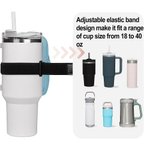 Henkilökohtainen Floral Initial Vedenpitävä vesipullo pussi säädettävällä solki Tumble tarvikkeet Stanley syntymäpäivä urheilu lahja naisille