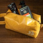 Trousse de toilette en cuir imperméable et personnalisée avec nom gravé Cadeau d'anniversaire pour homme