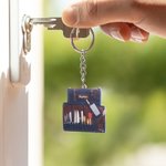 Personalized Chef Tool Bag Design Acrylic Keychain with Name Bag Charm Birthday Anniversary Gift for Chef Cooking Lover