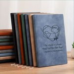 Carnet de notes ligné A5 A6 personnalisé avec nom et texte gravés Anniversaire Cadeau de voyage pour les voyageurs