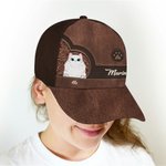 Casquette de baseball ajustable personnalisée multicolore avec noms Cadeau d'anniversaire en plein air pour les amoureux des animaux de compagnie