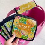 Henkilökohtainen kesäloma elementti matkatavaroiden kahva Wrap Set of 2 Travel tarvikkeet syntymäpäivälahja Travel ystäville Travel Lovers