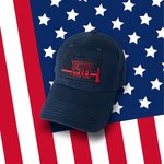 Henkilökohtainen kirjailtu punainen linja kirves lippu säädettävä Baseball Cap Mesh Trucker Hat numero ja nimi syntymäpäivä arvostus lahja palomies