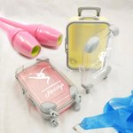 Henkilökohtainen voimistelu siluetti Mini matkalaukku matkalaukku meikki työkalut karkkia osapuoli suosikki laatikko syntymäpäivä matka lahja voimistelun ystäville