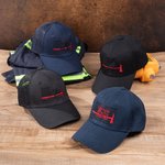 Henkilökohtainen kirjailtu punainen linja kirves lippu säädettävä Baseball Cap Mesh Trucker Hat numero ja nimi syntymäpäivä arvostus lahja palomies