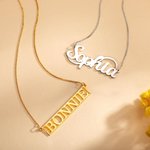 Personalised Dainty Name Necklace with 7 Font Styles Minimalist Jewellery Birthday Anniversary Gift for Her
