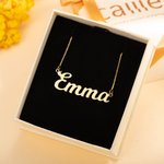 Personalised Dainty Name Necklace with 7 Font Styles Minimalist Jewellery Birthday Anniversary Gift for Her
