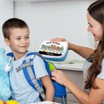 Gepersonaliseerde Leuke Stationery Element Food Grade Kid's Lunch Box met naam terug naar school Verjaardagscadeau voor meisjes jongens