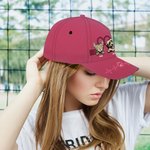 Personalisierte Mehrfarbige Cartoon Katze Hund Design Kappe Baseballmütze mit Namen Sport Zubehör Geburtstagsgeschenk für Tierliebhaber