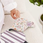 Personalized Shadow Monogram Adjustable Visor Hat Outdoor Birthday Gift for Sports Lover