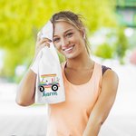 Personalized Super Absorbent Multiple Colours 100% Cotton Golf Cart Waffle Towel with Name Hanging Clip Birthday Gift for Golf Lovers