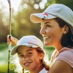 Personalized Bow Monogram Golf Hat Clip Marker Sports Accessories Birthday Gift for Women Golfers