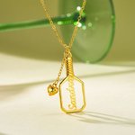 Personalisierte Pickleball Paddle Name Halskette mit 3D Herz Ball Geburtstag Jahrestag Geschenk für Pickleball-Liebhaber