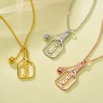 Personalisierte Pickleball Paddle Name Halskette mit 3D Herz Ball Geburtstag Jahrestag Geschenk für Pickleball-Liebhaber