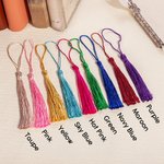 Personalisierte Bücherregal Design Acryl Name Lesezeichen mit Quaste Geburtstag Graduierung Geschenk für Leser Buchliebhaber