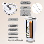 Personalized This Is What An Awesome Grandpa Photo 30oz Tumbler with Lid and Straw Birthday Father's Day Gift for Grandpa Dad