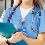 Personalized Handmade Nursing Uniform Bandage Stethoscope Glitter Retractable Silicone Badge Reel with Title Appreciation Gift for Nurse Medical Staff