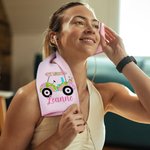 Personalized Super Absorbent Multiple Colours 100% Cotton Golf Cart Waffle Towel with Name Hanging Clip Birthday Gift for Golf Lovers