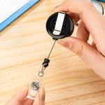 Personalized Handmade Nursing Uniform Bandage Stethoscope Glitter Retractable Silicone Badge Reel with Title Appreciation Gift for Nurse Medical Staff