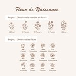 Collier à Pendentif Ovale Personnalisé avec Fleurs de Naissance Gravées Bijoux de Style Rétro Cadeau Anniversaire Fête pour Femme