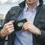 Personalised Skull Compact Card Holder Wallet with Name Birthday Day of the Dead Gift Halloween Gift for Men