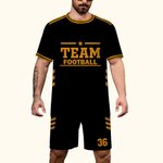 Personalised Multicolor Striped Jersey Shirt Shorts Set with Number Name Game Day Outfit Birthday Team Gift for Sport Ball Lovers Players