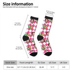 Personalized Multicolor Pickleball Paddles Design Face Photo Tube Socks with Initials Birthday Anniversary Gift for Pickleball Lovers
