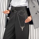 Personalised Vintage Tulip Scissors with Necklace Case Cross Stitch Supplies Birthday Gift for Sewing Enthusiast