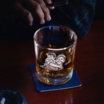Personalisiertes Whiskyglas mit Familienfoto für Vater Ehemann Freunde zum Geburtstag Vatertag Weihnachten