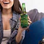 Personalized Til Death Do Us Part Sugar Skull Beer Can Cooler Sleeve with Name and Date Set of 12 Day of the Dead Wedding Gift for Family Couple