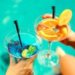 Personalisierter Mehrfarbiger Cocktail-Rührstab mit Namen Getränke Sticks Deko 15 Stück für Party Hochzeit Bar