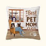 Personliga 1 - 3 tecknade husdjursmönster Mjukt kuddöverdrag med namn och text Födelsedag rumsinredning Present till katt hund husdjursälskare