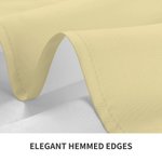 Personlig tidslinje for kjærlighetshistorie Rektangulær duk med navn og dato Flekkbestandig husoppvarmingsjubileumsgave til par