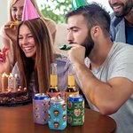 Personalisierter Portrait Can Dosenkühler für 330 ml Bier- und Getränkedosen Dosenhülle für Partys Outdoor-Veranstaltungen Oktoberfest Fußballspiele