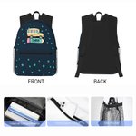 Personalisierte Coquette Bow Star School Bus Design wasserdicht Kind Schule Rucksack mit Namen zurück zu Schule Geburtstag Geschenk für Jungen Mädchen