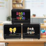 Personalisierter Namen-Pencil-Dispenser im Bleistift Notizbuch Kompositionsbuch Design Wertschätzung Lehrertag Geschenk für Lehrenden