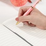 Cartone animato personalizzato Apple Teach Love Inspire 100 pagine A5 Quaderno foderato in pelle con nome Regalo di apprezzamento per l'insegnante per