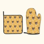 Henkilökohtainen Söpö Koira Kissa Photo Oven Mitts Pot Holder leivonta asettaa nimi keittiö syntymäpäivälahja leivonta ystäville