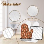 Henkilökohtainen Söpö Koira Kissa Photo Oven Mitts Pot Holder leivonta asettaa nimi keittiö syntymäpäivälahja leivonta ystäville