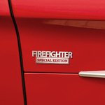 Insignia adhesiva personalizada para coche de bombero con texto Resistente a la intemperie Accesorios de coche Regalo para bombero