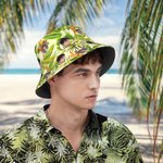 Chapeau de pêche unisexe avec photo de visage Cadeau d'anniversaire pour les amoureux des animaux de compagnie