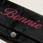 Flor de nacimiento personalizada Bolsa portátil multifuncional para brochas de maquillaje con nombre Regalo de cumpleaños esencial para viajes para mu