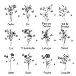 Sac Fourre-Tout Personnalisé avec Nom et Fleur à Papillons Sac en Jute de Grande Capacité Cadeau de Mariage Bridal Shower pour Femme