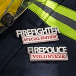 Insignia adhesiva personalizada para coche de bombero con texto Resistente a la intemperie Accesorios de coche Regalo para bombero