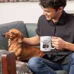 Tazza personalizzata Happy Pawther's Day con nome e foto dell'animale domestico Regalo di compleanno per la festa del papà per uomini