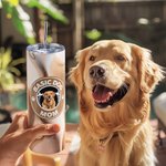 Personalized Colourful Floral Starbarks Logo Design 20oz Skinny Tumbler with Photo Name and Straw Birthday Gift for Dog Cat Mom and Dad